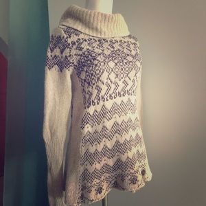 Cowl Neck Wool Free People Sweater